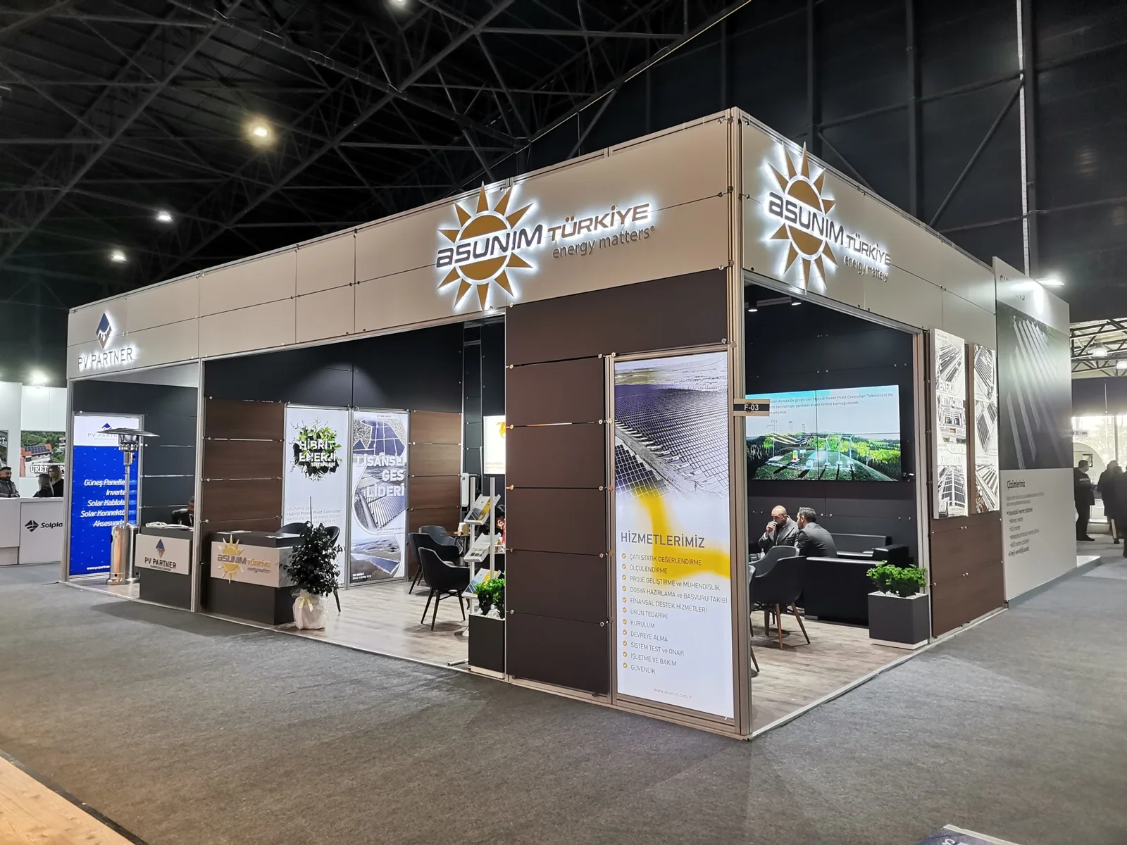Maxima-Messestand von Asunim Türkei