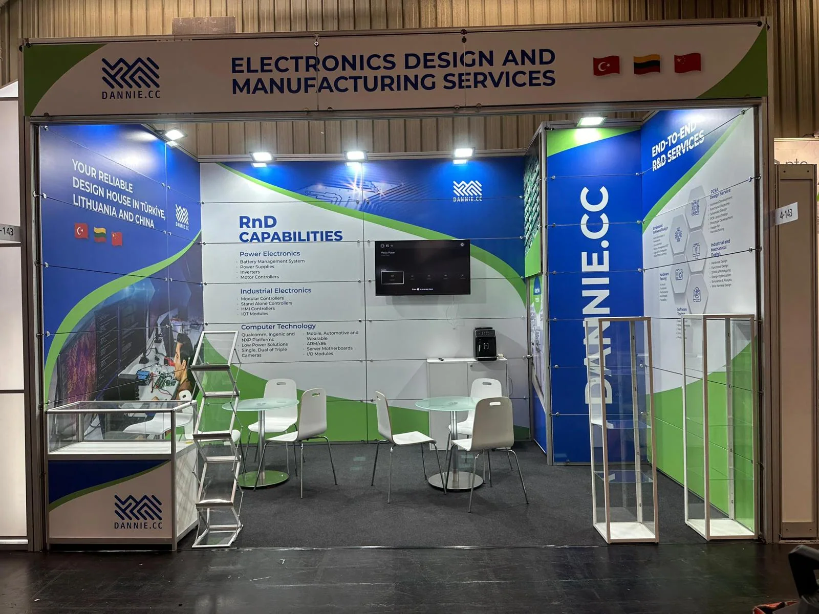 Maxima-Messestand von Dannie.cc