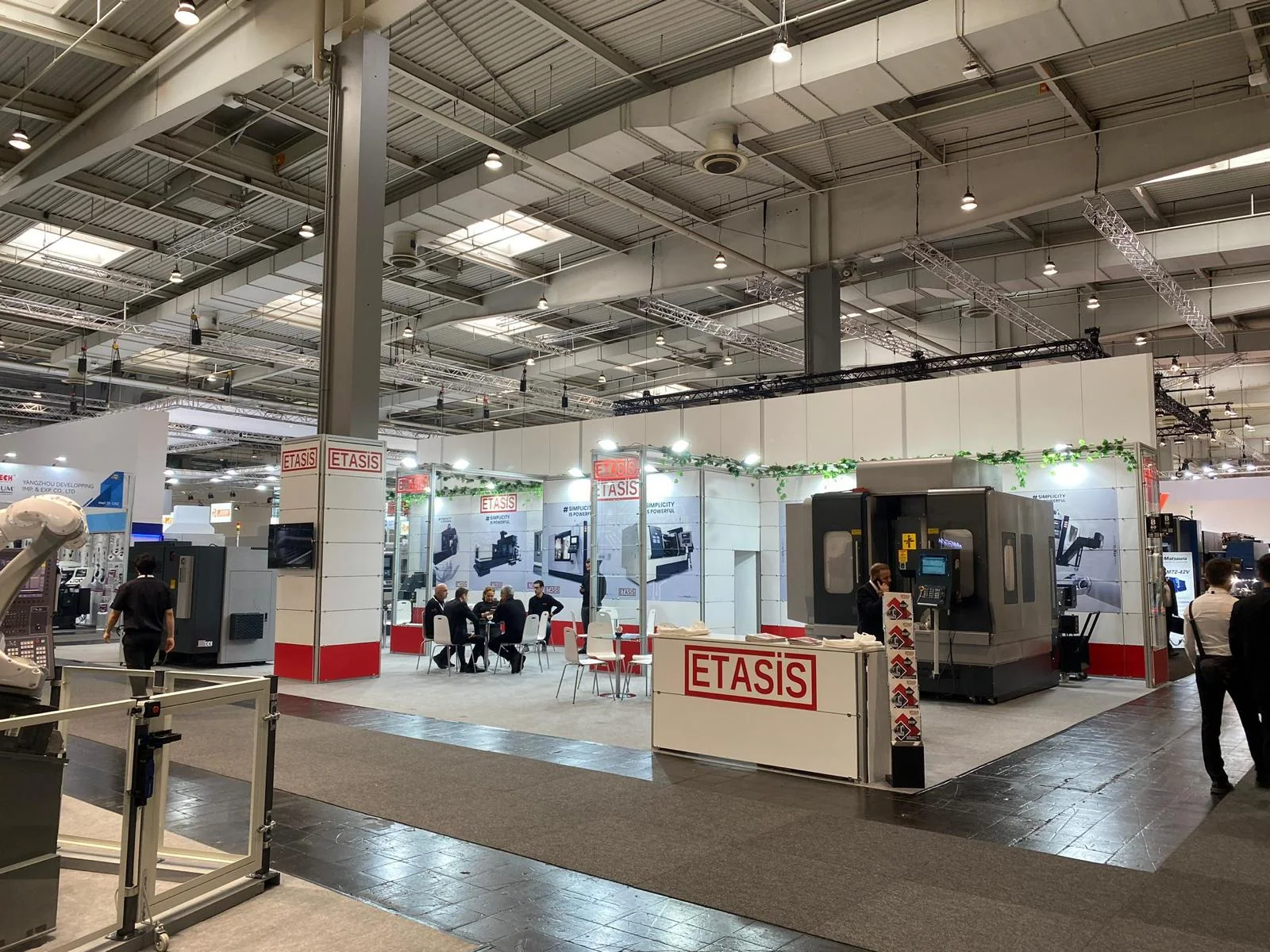 Maxima-Messestand von Etasis
