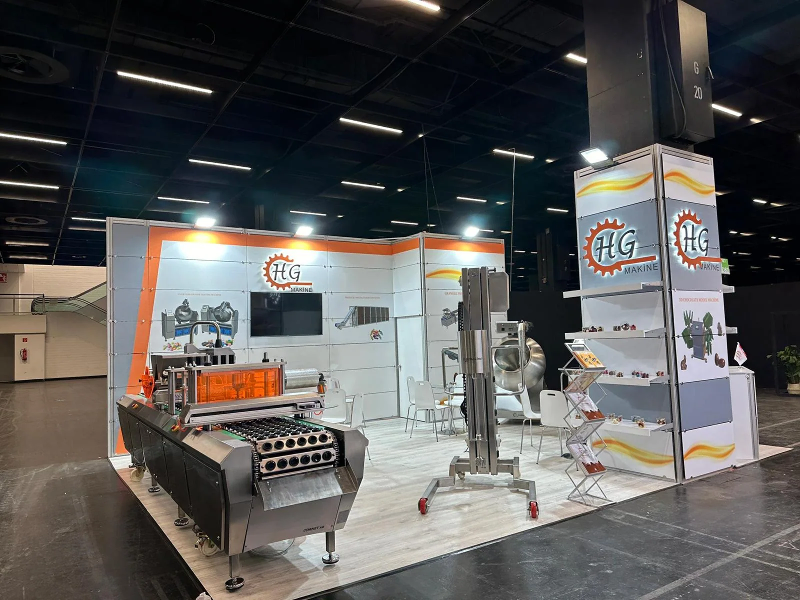 Maxima-Messestand von HG Makine