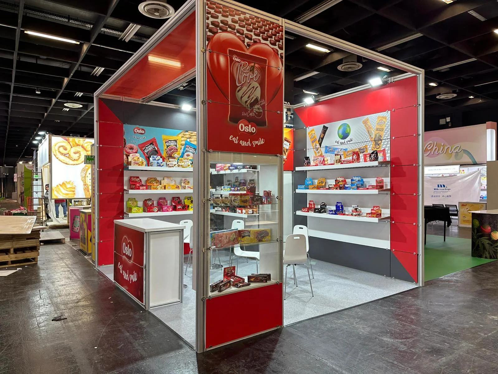 Maxima-Messestand von Oslo Gıda