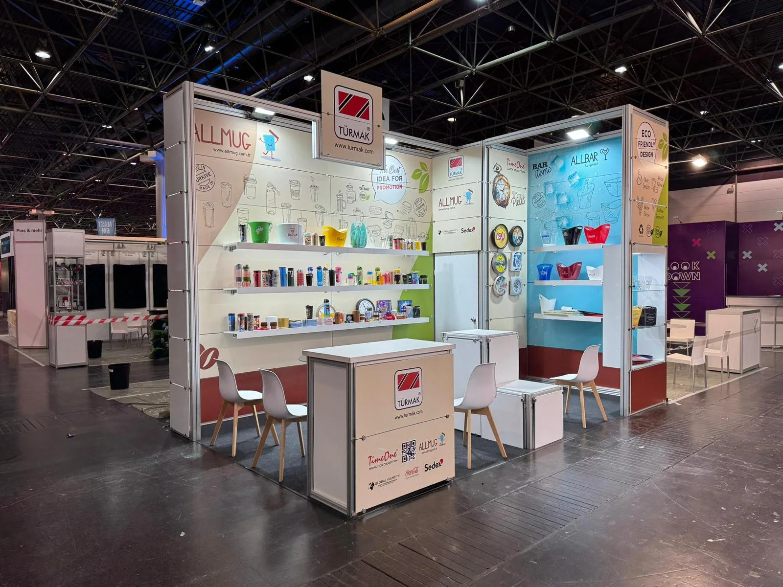 Maxima-Messestand von Türmak